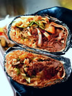 Slow Roasted Smoked Pulled Pork Burritos
